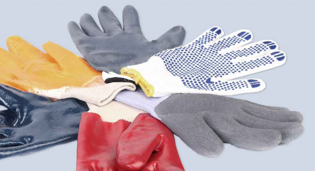 Классификация строительных перчаток