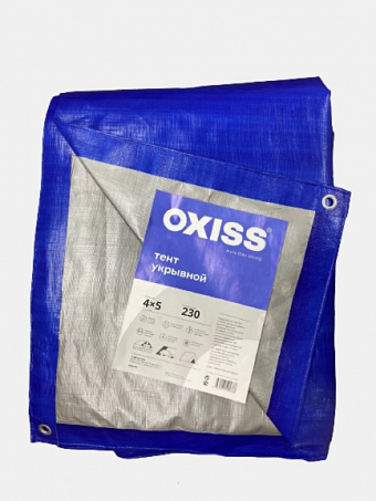 Тент укрывной OXISS 230/4/5, темно-синий/серый 