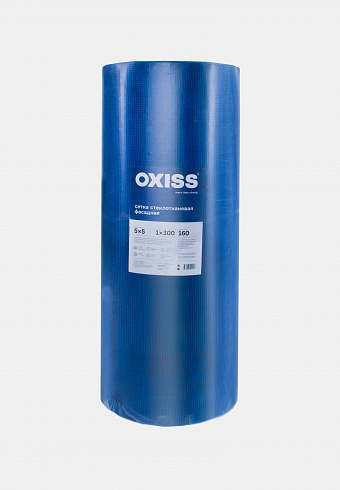 Сетка стеклотканевая фасадная OXISS 5*5 160/1/300
